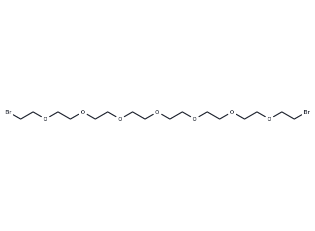 Br-PEG7-Br Chemical Structure