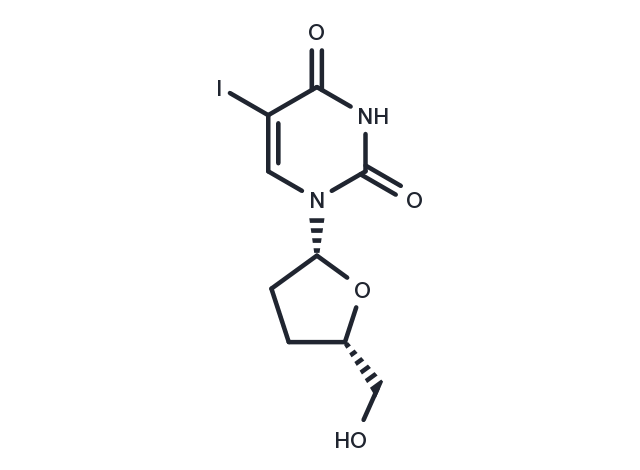 5-Iodo-2’,3’-dideoxyuridine Chemical Structure