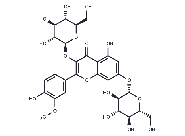 TargetMol Chemical Structure Isorhamnetin 3,7-di-O-β-D-glucopyranoside
