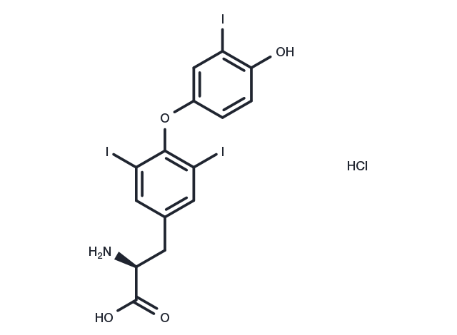 Liothyronine HCl Chemical Structure