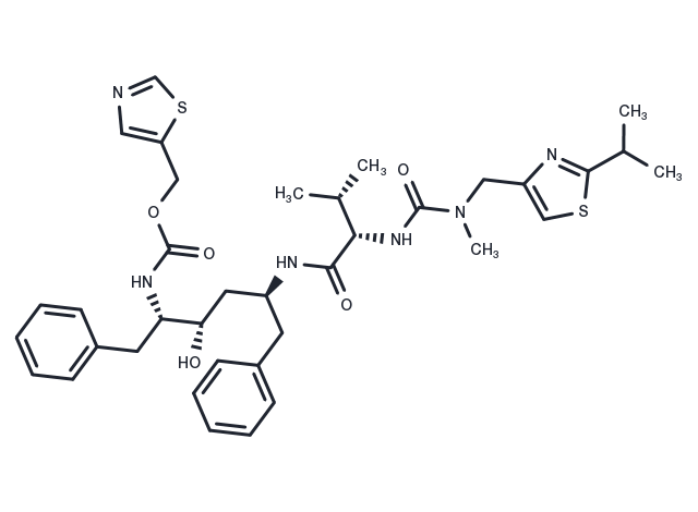 Ritonavir Chemical Structure