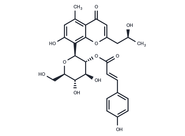 2'-O-Coumaroyl-(S)-aloesinol Chemical Structure