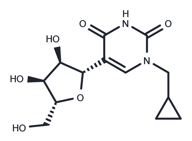 N1-Cyclopropylmethylpseudouridine Chemical Structure