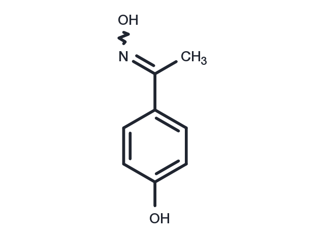 4-Hydroxyacetophenone oxime Chemical Structure