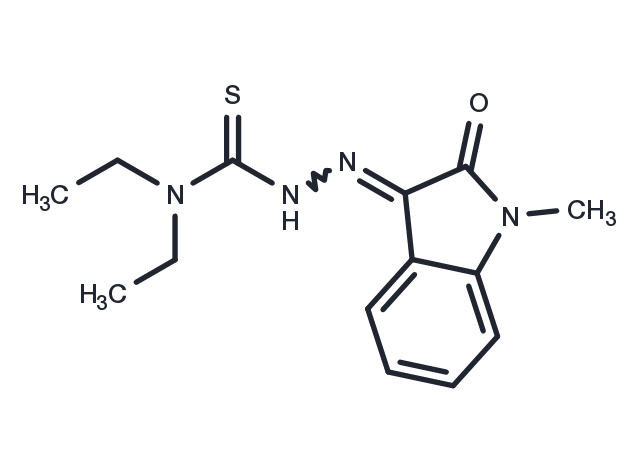 N-Methylisatin beta-4',4'-diethylthiosemicarbazone Chemical Structure