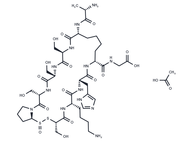 TargetMol Chemical Structure Transdermal Peptide Disulfide Acetate