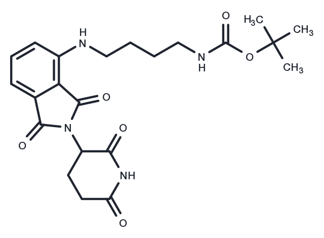 TargetMol Chemical Structure Thalidomide-NH-C4-NH-Boc