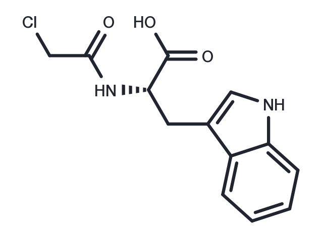 Chloroacetyltryptophan Chemical Structure