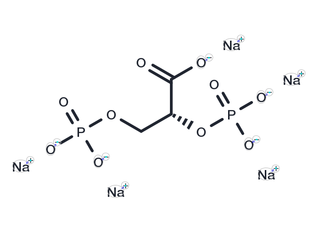 2,3-Diphospho-D-glyceric acid pentasodium salt Chemical Structure