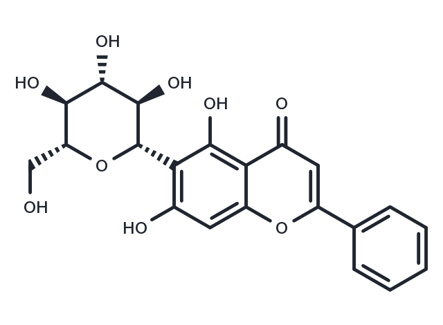 TargetMol Chemical Structure Chrysin 6-C-glucoside