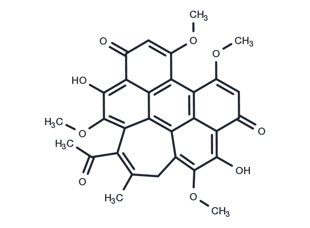 Hypocrellin C Chemical Structure