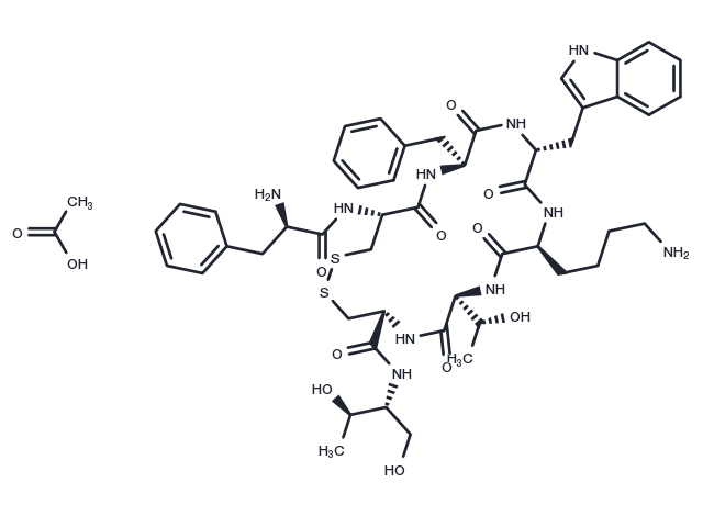 TargetMol Chemical Structure Octreotide Acetate