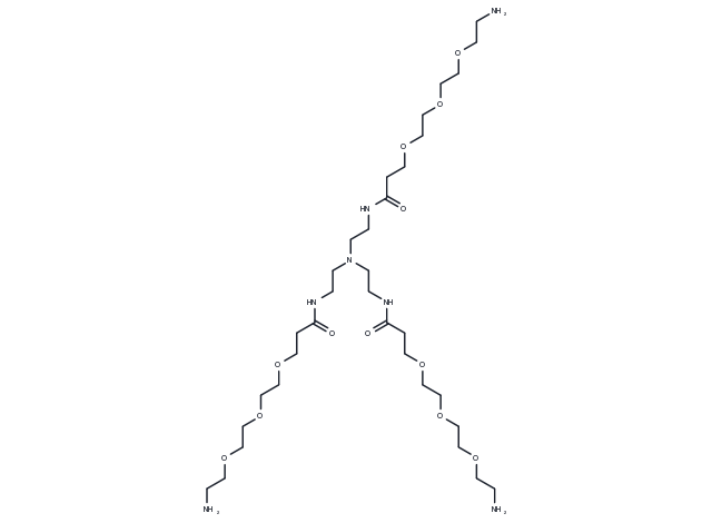 Tri(Amino-PEG3-amide)-amine Chemical Structure
