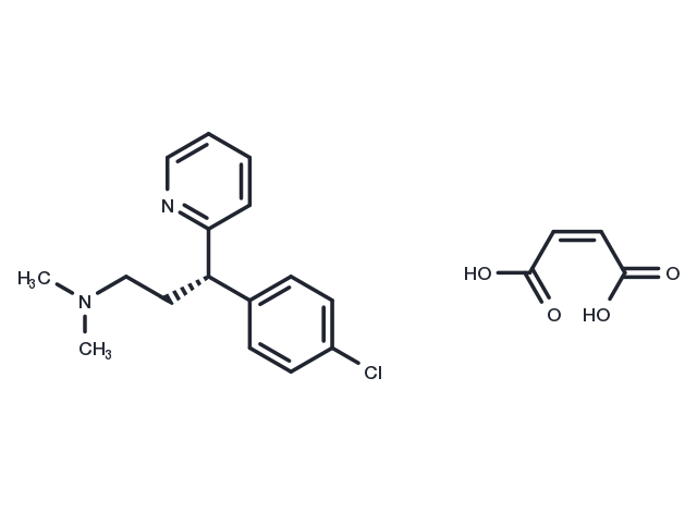 Dexchlorpheniramine Maleate Chemical Structure