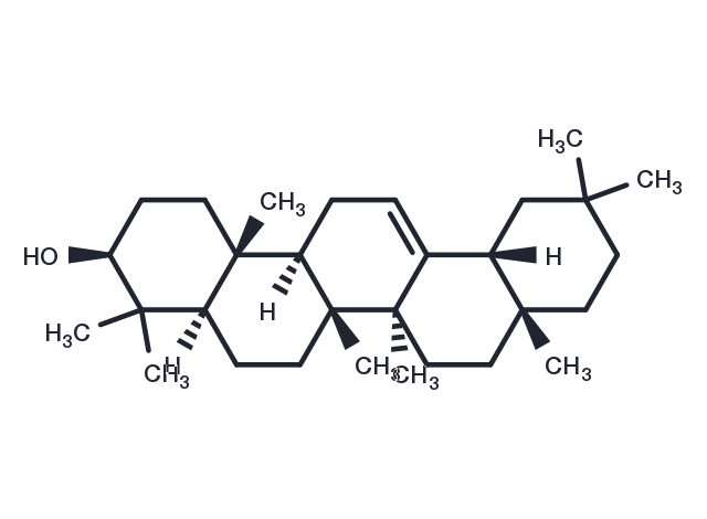 β-Amyrin Chemical Structure