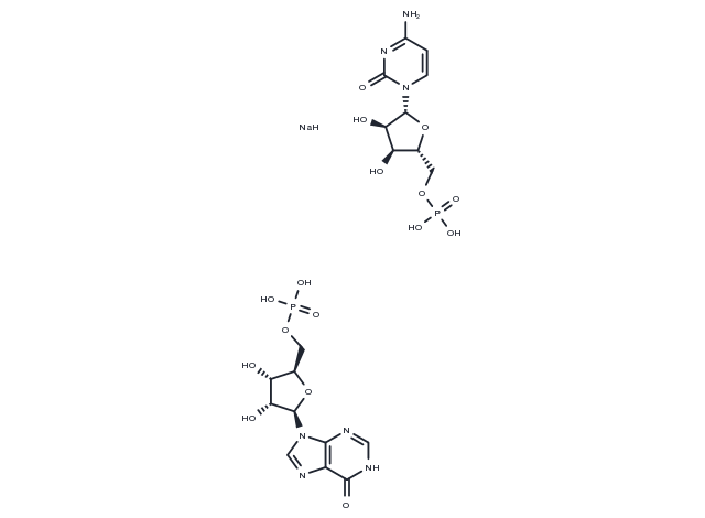 TargetMol Chemical Structure Polyinosinic-polycytidylic acid sodium