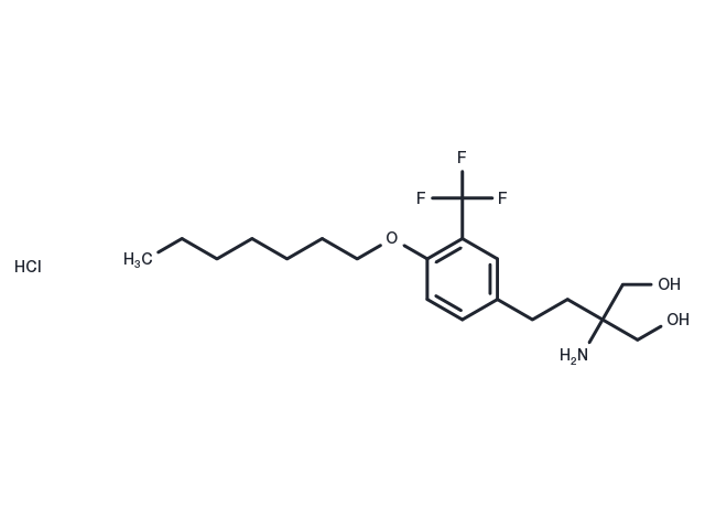 TargetMol Chemical Structure Amiselimod hydrochloride