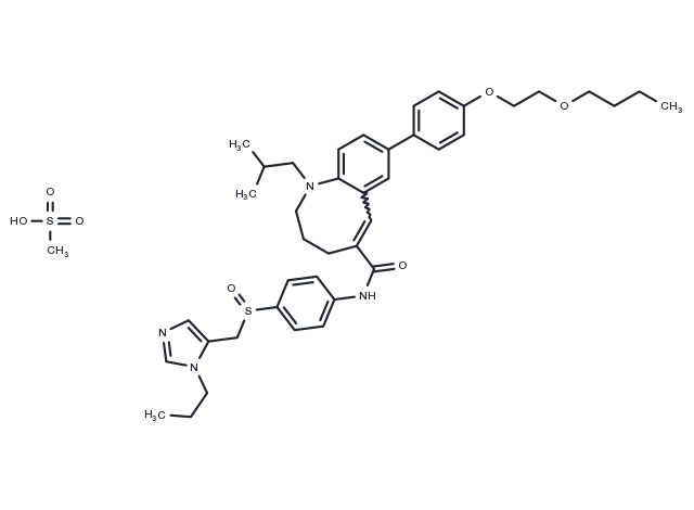 Cenicriviroc Mesylate Chemical Structure
