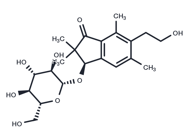 TargetMol Chemical Structure Pterosin D 3-O-glucoside