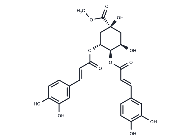 TargetMol Chemical Structure 3,4-Di-O-caffeoylquinic acid methyl ester