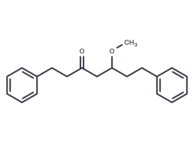 5-Methoxy-1,7-diphenyl-3-heptanone Chemical Structure