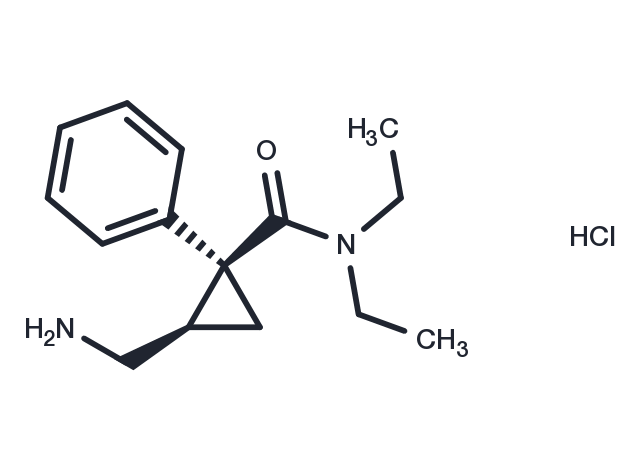TargetMol Chemical Structure Milnacipran ((1S-cis) hydrochloride)