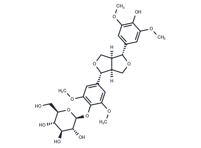 TargetMol Chemical Structure Episyringaresinol 4'-O-β-D-glncopyranoside