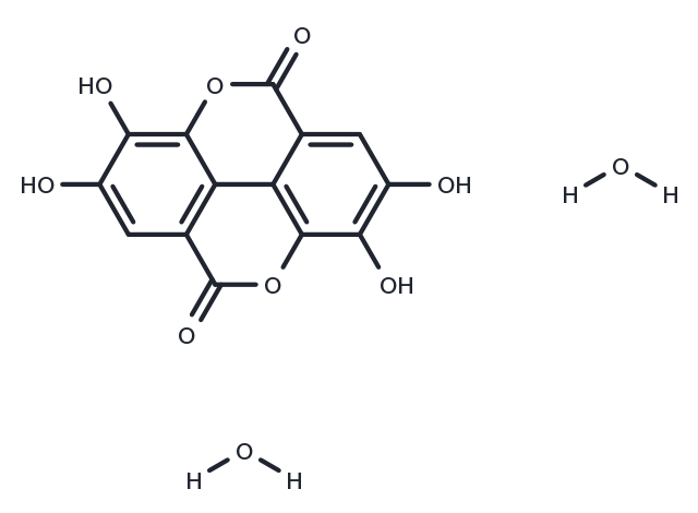 TargetMol Chemical Structure Ellagic Acid Dihydrate