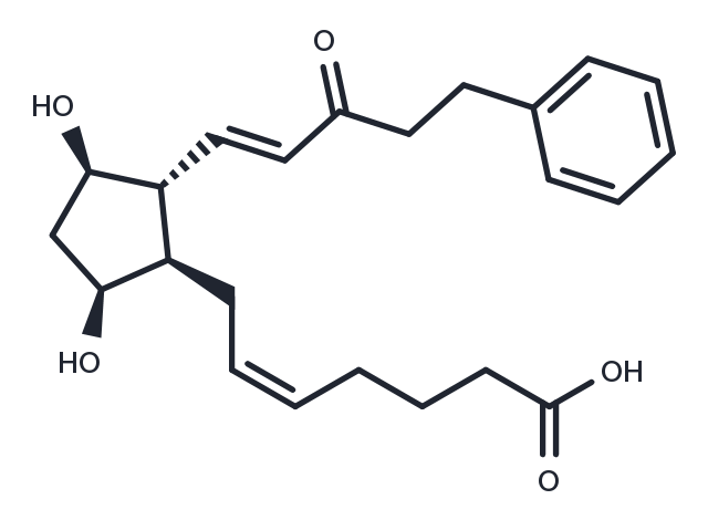 15-keto-17-phenyl trinor Prostaglandin F2α Chemical Structure