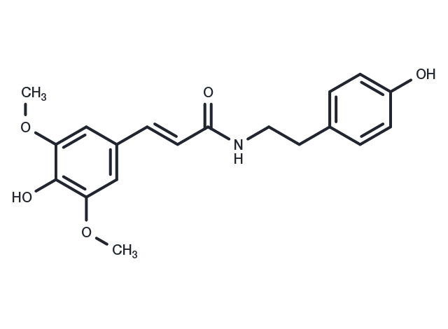 TargetMol Chemical Structure N-trans-Sinapoyltyramine