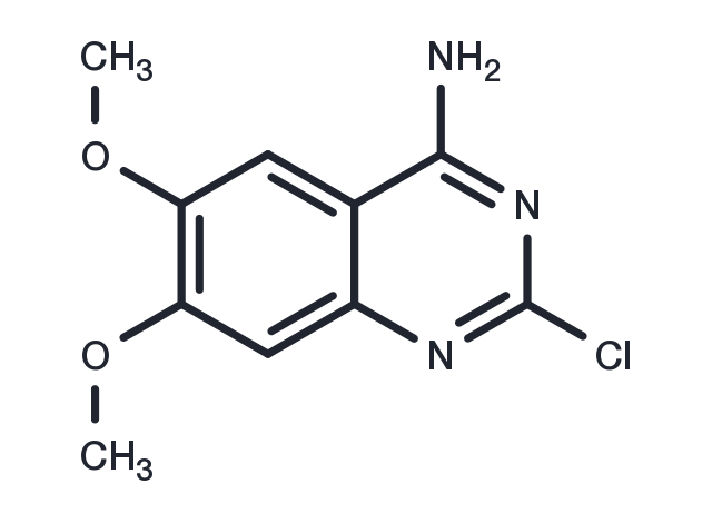 2-Chloro-4-amino-6,7-dimethoxyquinazoline Chemical Structure