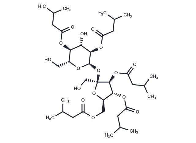 2,4,3',4',6'-Penta-O-(3-methylbutanoyl)sucrose Chemical Structure