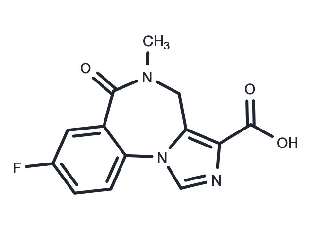 Flumazenil acid Chemical Structure