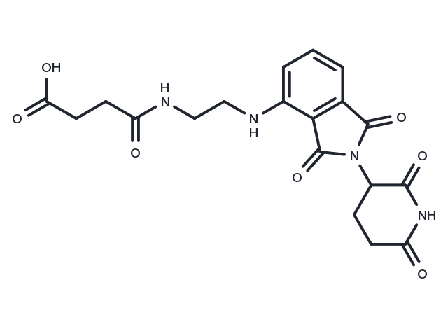 Thalidomide-C2-amido-C2-COOH Chemical Structure