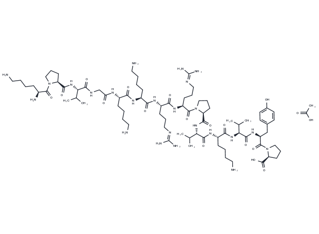 TargetMol Chemical Structure ACTH 11-24 acetate(4237-93-8 free base)