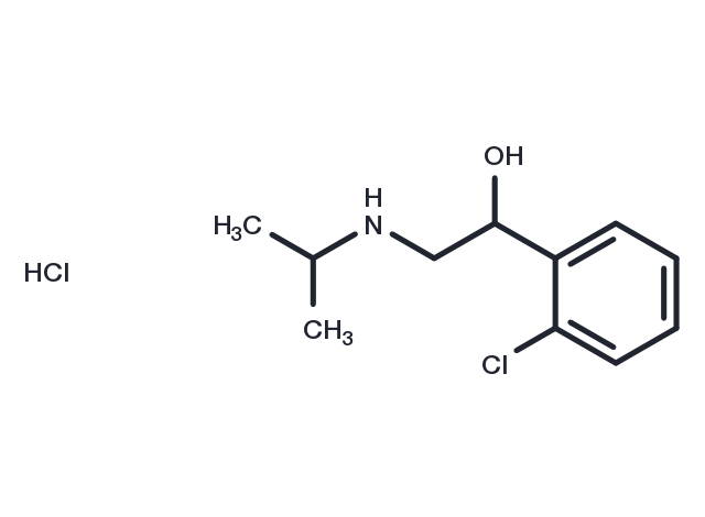 TargetMol Chemical Structure Clorprenaline hydrochloride