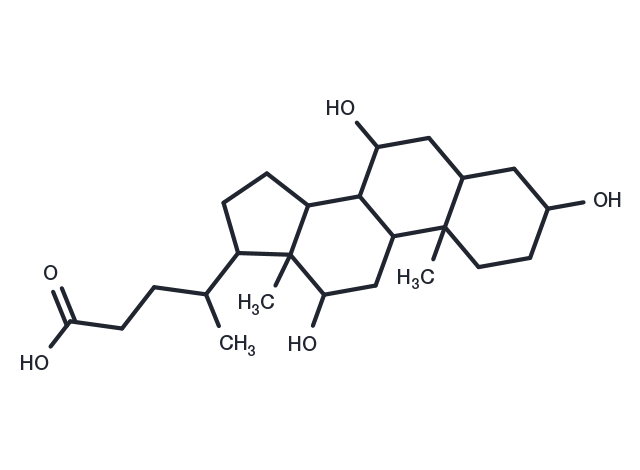 Cholic Acid Chemical Structure