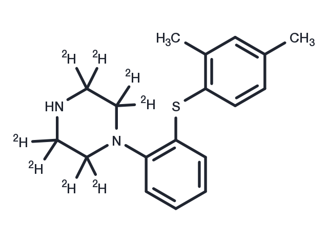 Vortioxetine D8 Chemical Structure