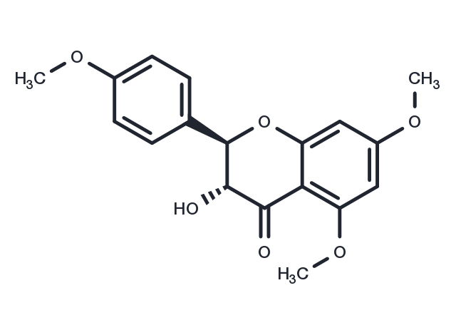 TargetMol Chemical Structure 3-Hydroxy-4',5,7-trimethoxyflavanone