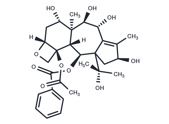 TargetMol Chemical Structure 7,13-Dideacetyl-9,10-didebenzoyltaxchinin C
