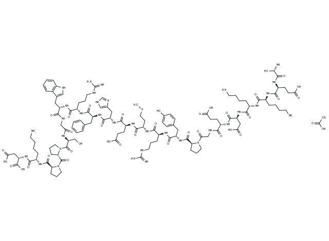 TargetMol Chemical Structure Beta-MSH (1-22) (human) acetate