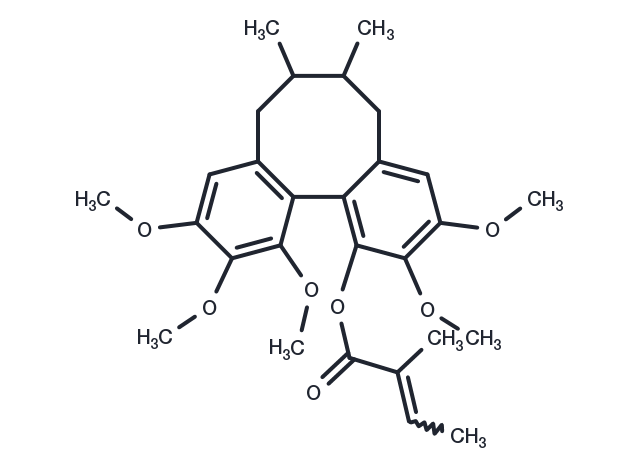 Angeloyl-(+)-gomisin K3 Chemical Structure