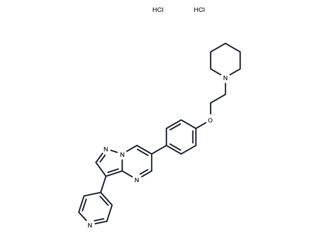 TargetMol Chemical Structure Dorsomorphin dihydrochloride