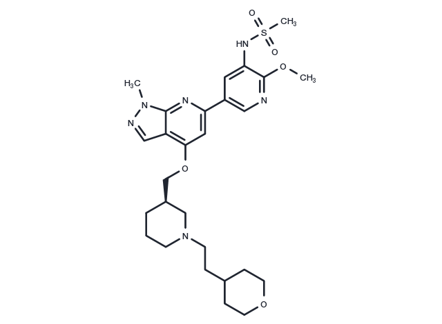 TargetMol Chemical Structure PI3Kdelta inhibitor 1
