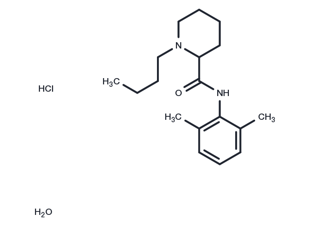 TargetMol Chemical Structure Bupivacaine hydrochloride monohydrate