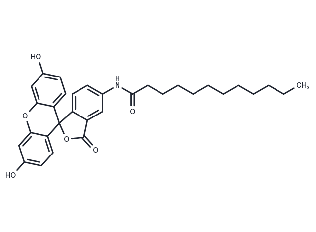 5-Dodecanoylaminofluorescein Chemical Structure