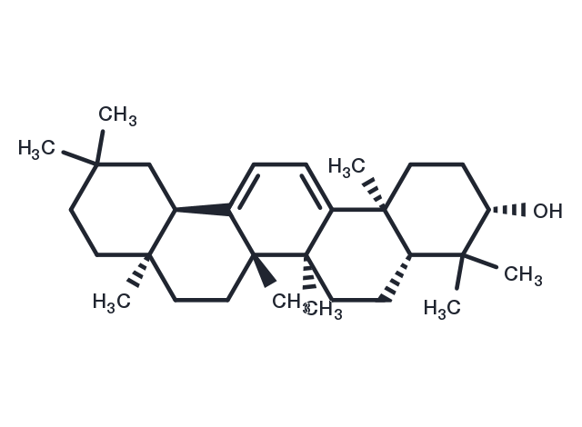 9(11),12-Oleanadien-3-ol Chemical Structure