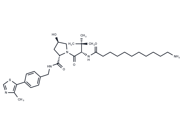 TargetMol Chemical Structure (S,R,S)-AHPC-C10-NH2