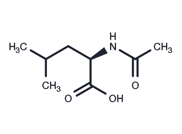N-Acetyl-R-leucine Chemical Structure