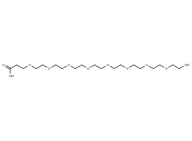 TargetMol Chemical Structure HO-PEG8-CH2CH2COOH